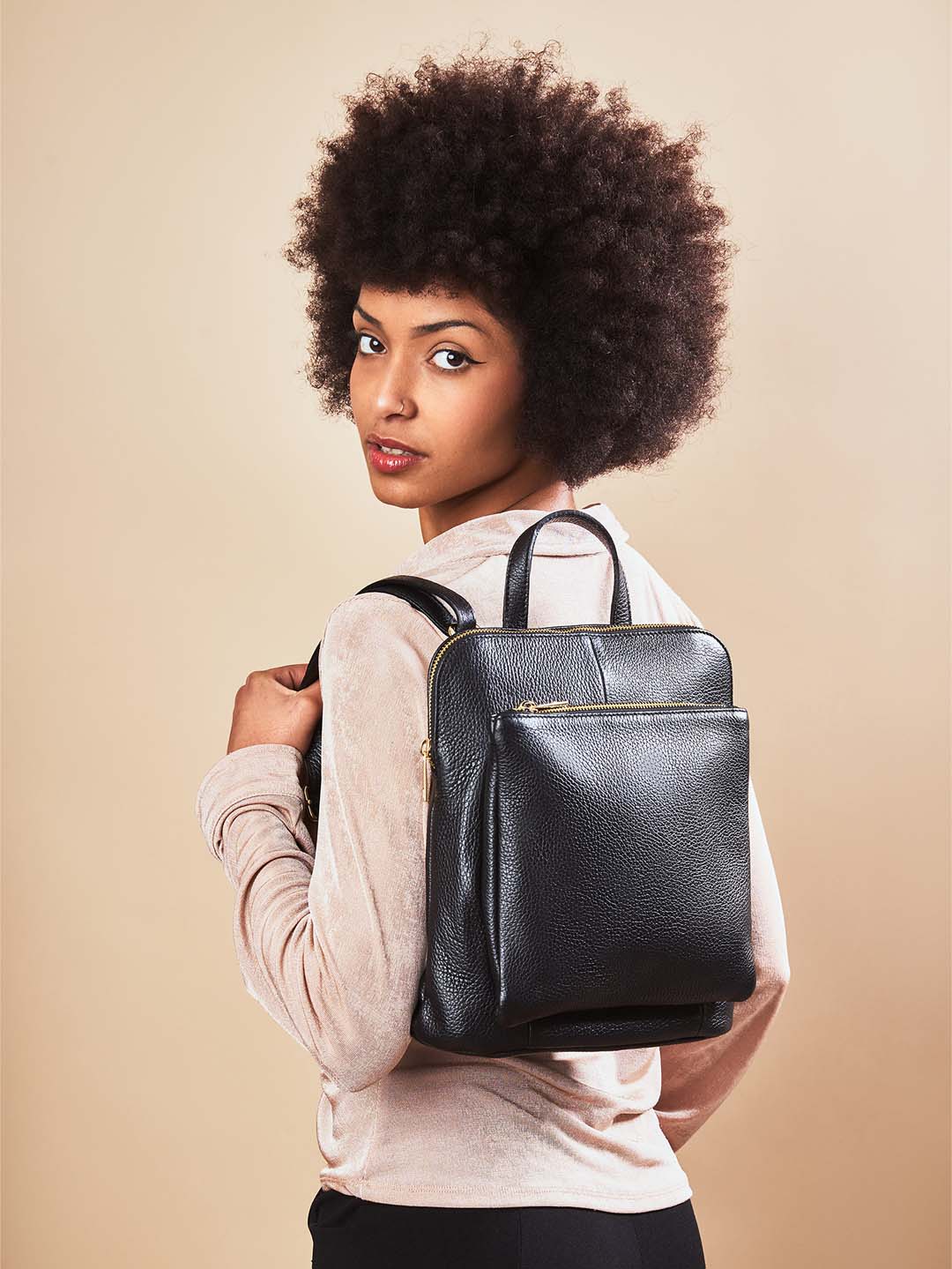 convertable leathe backpack Travel-Ready Convertible Bag