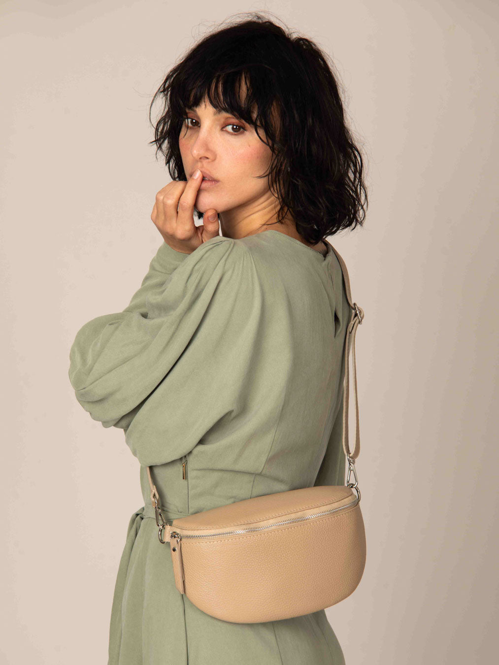 Multi-Way Leather Crossover