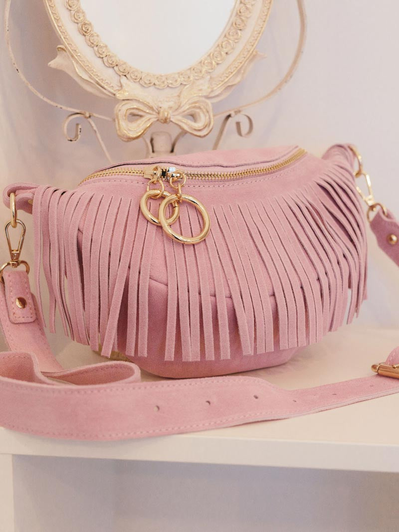 Fringe Suede Crossbody