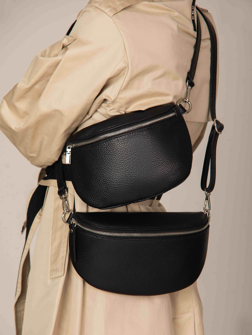 Premium Leather Multi-Way Crossover | Adoratti