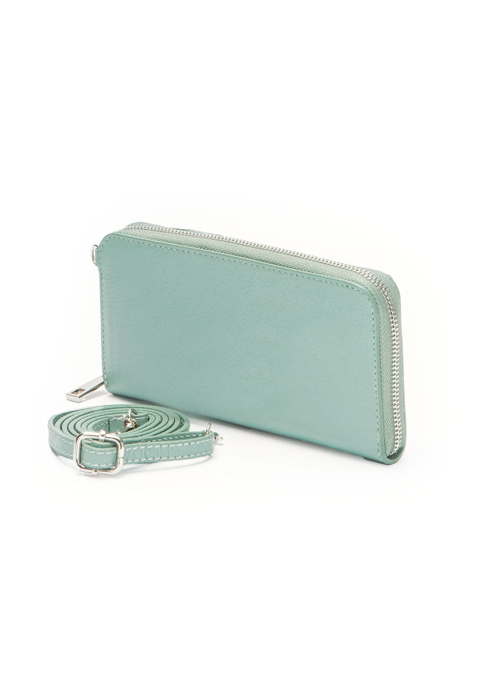 Travel Light with Crossbody Leather Wallet Bag - Adoratti