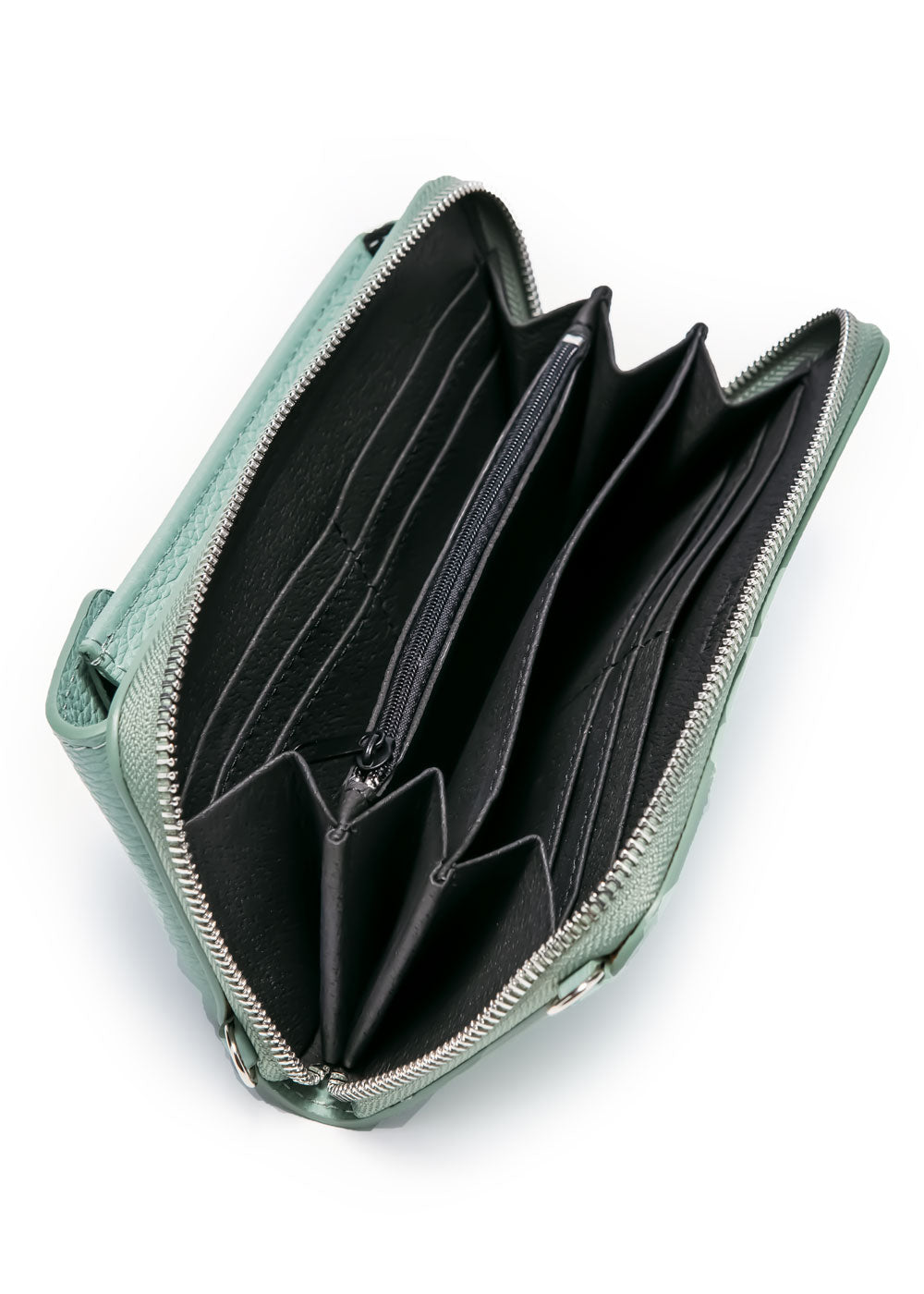 Travel Light with Crossbody Leather Wallet Bag - Adoratti